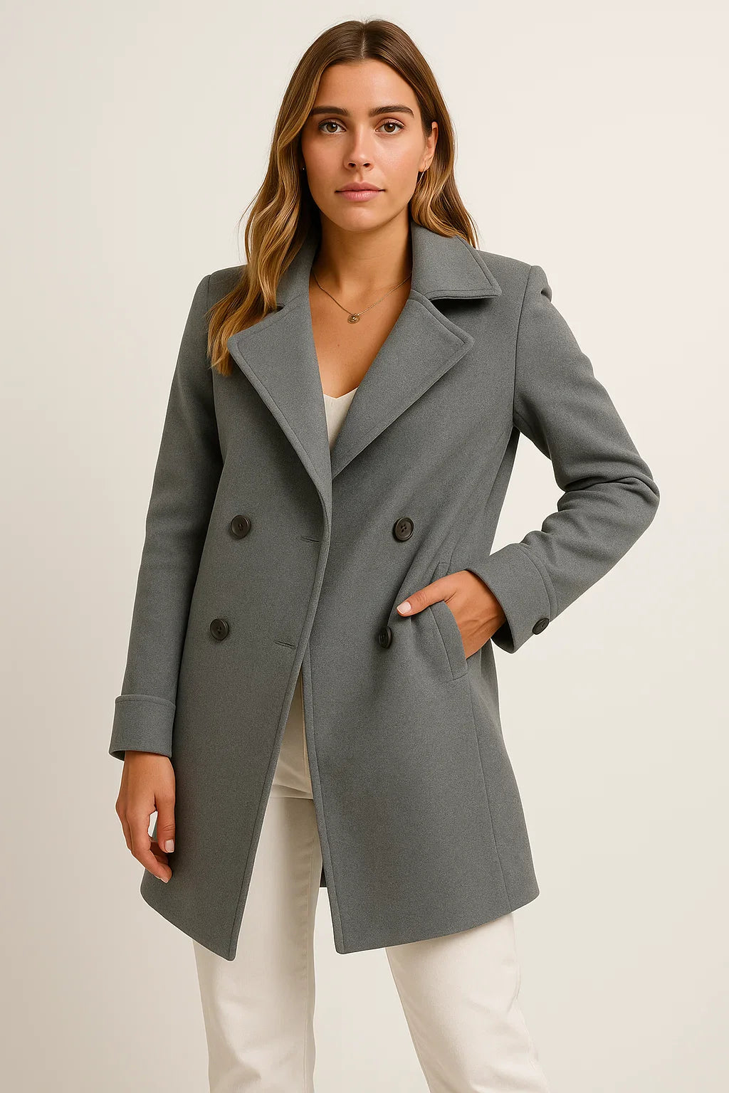 Emma | Stilvoller langer Wintermantel