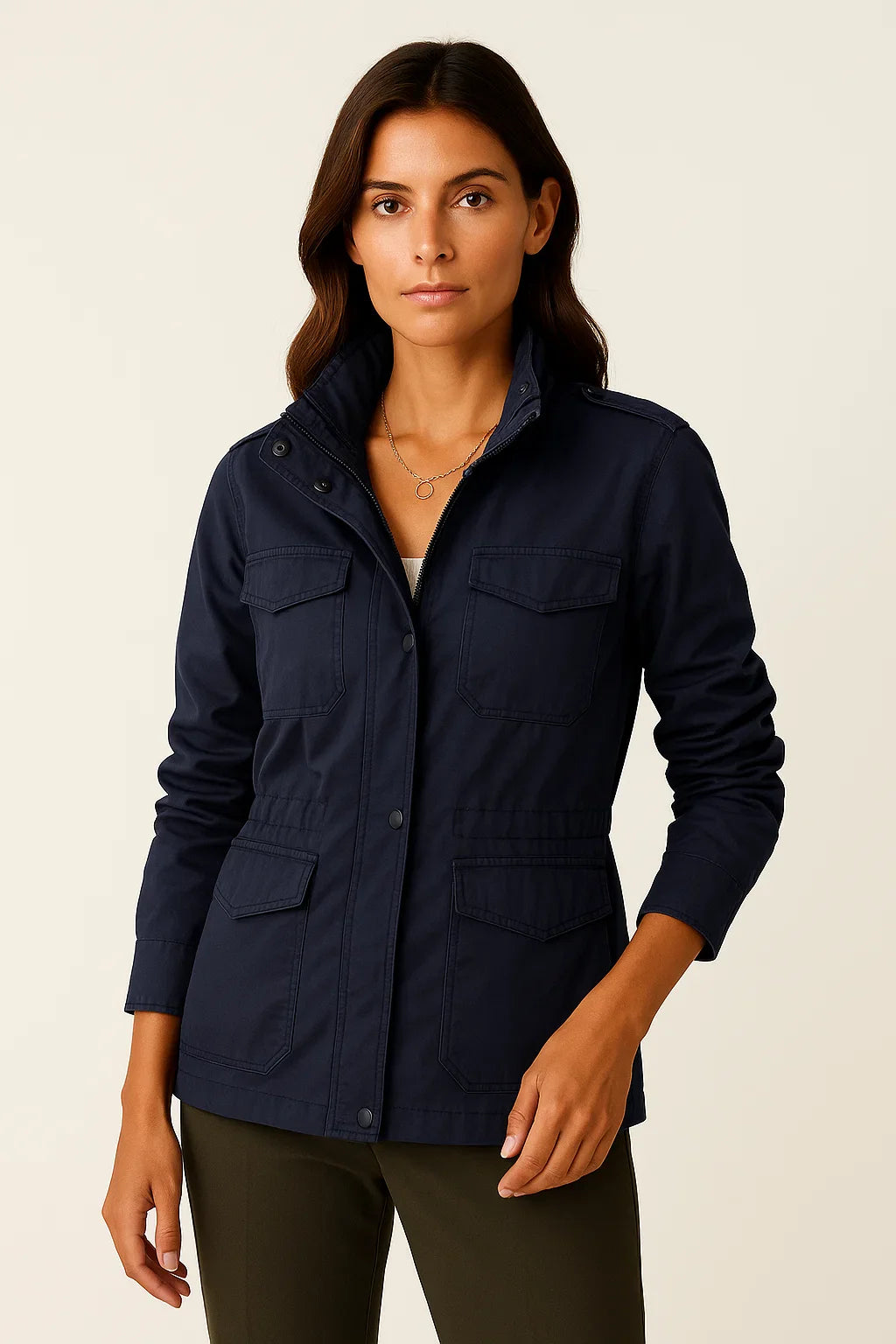 Susanne | Stilvolle Winterjacke mit mehreren Taschen